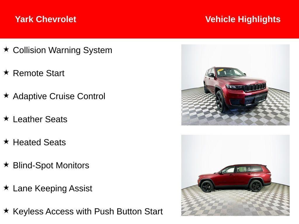 used 2021 Jeep Grand Cherokee L car, priced at $28,150