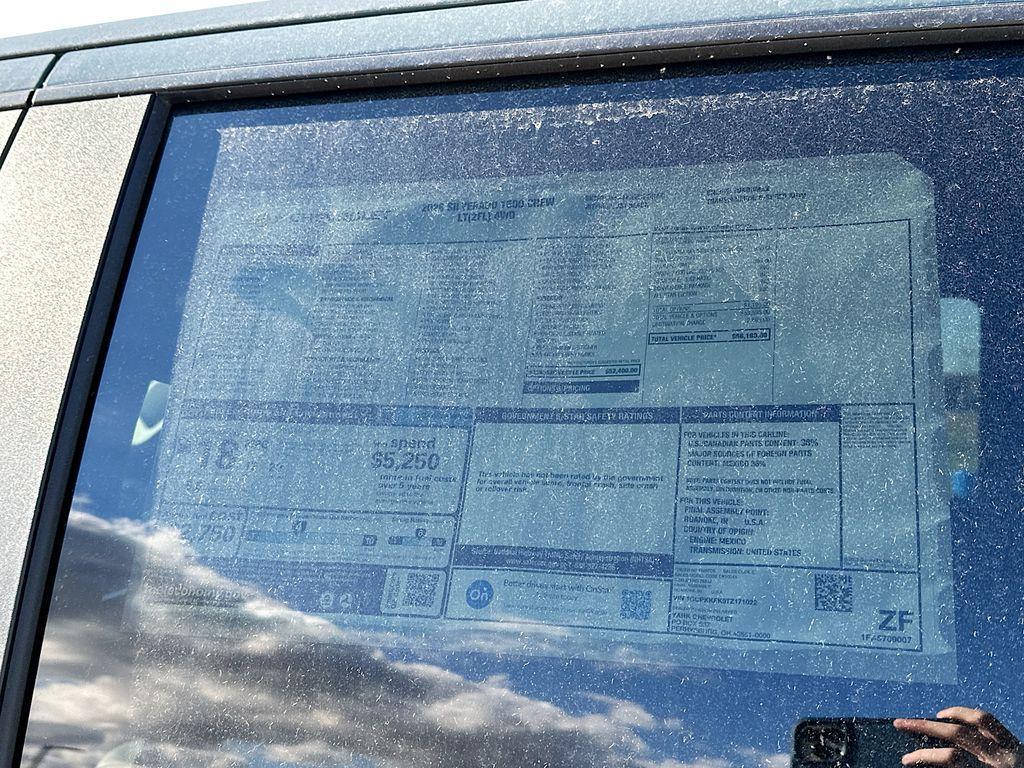 new 2026 Chevrolet Silverado 1500 car, priced at $53,440