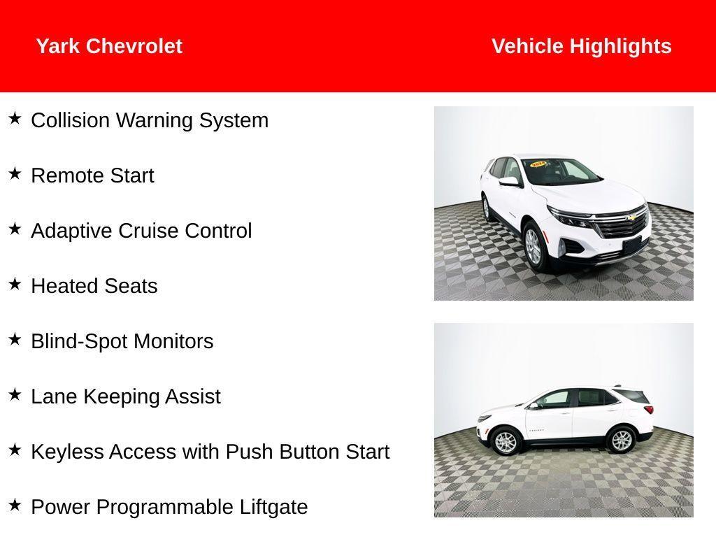 used 2024 Chevrolet Equinox car, priced at $23,685
