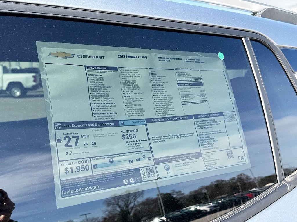 new 2025 Chevrolet Equinox car, priced at $31,490
