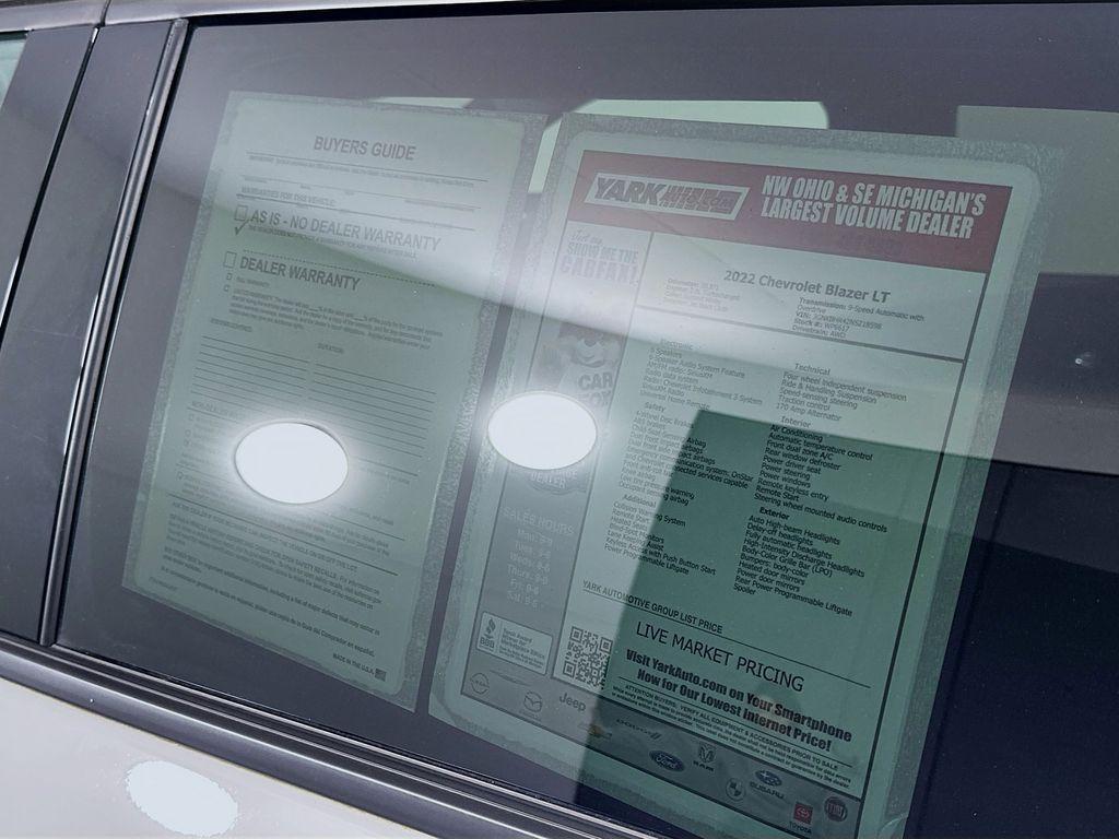 used 2022 Chevrolet Blazer car, priced at $25,000