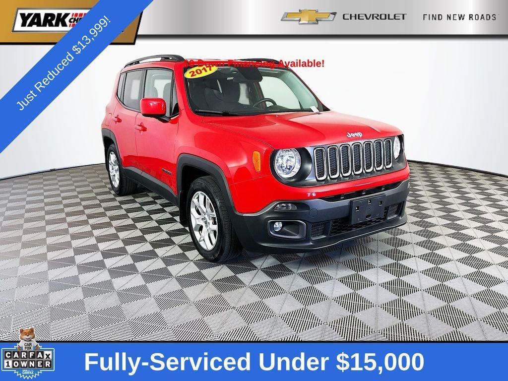 used 2017 Jeep Renegade car, priced at $13,999