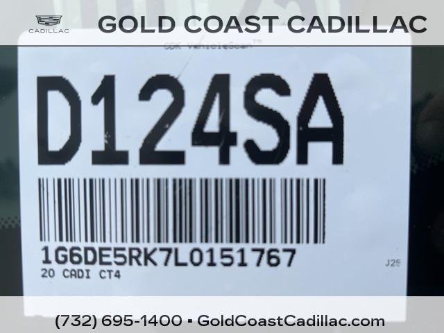 used 2020 Cadillac CT4 car, priced at $20,990