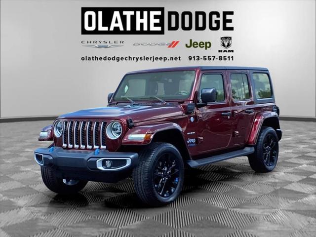 used 2022 Jeep Wrangler Unlimited 4xe car, priced at $34,253