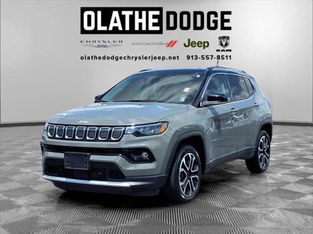 used 2022 Jeep Compass car, priced at $22,906