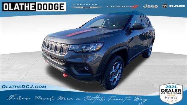 used 2022 Jeep Compass car, priced at $23,500