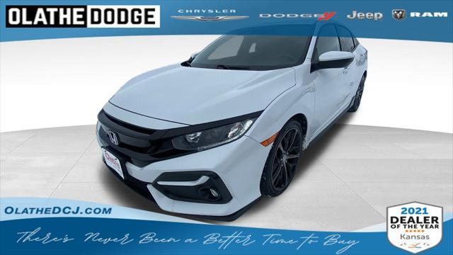 used 2021 Honda Civic car, priced at $22,700