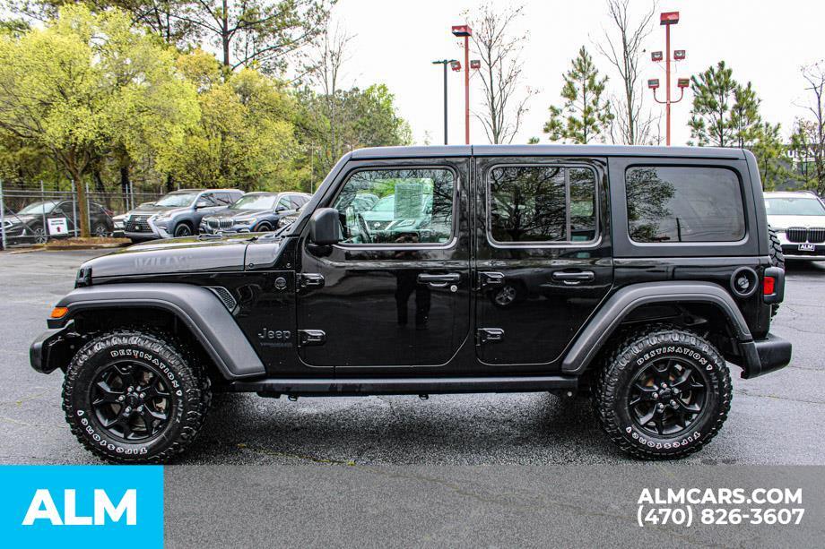 used 2021 Jeep Wrangler Unlimited car, priced at $32,920