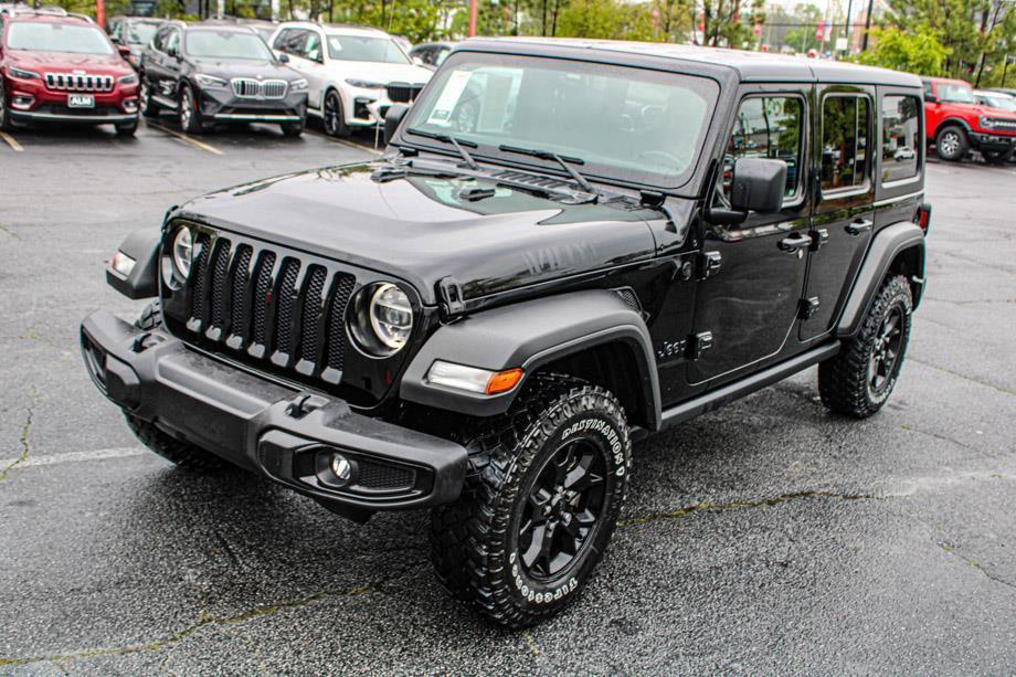 used 2021 Jeep Wrangler Unlimited car, priced at $32,920