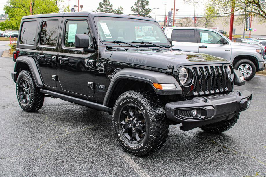 used 2021 Jeep Wrangler Unlimited car, priced at $32,920