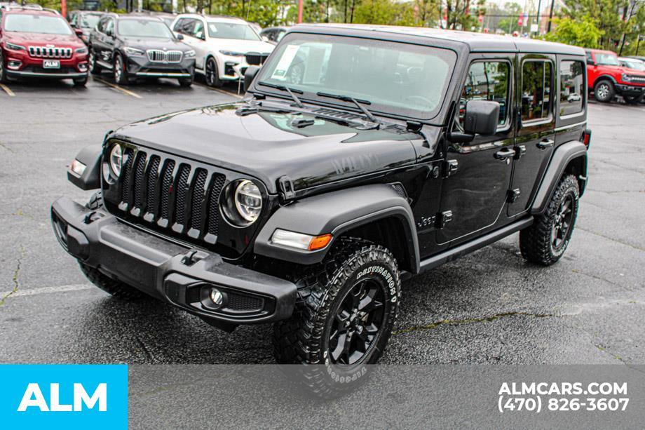 used 2021 Jeep Wrangler Unlimited car, priced at $32,920