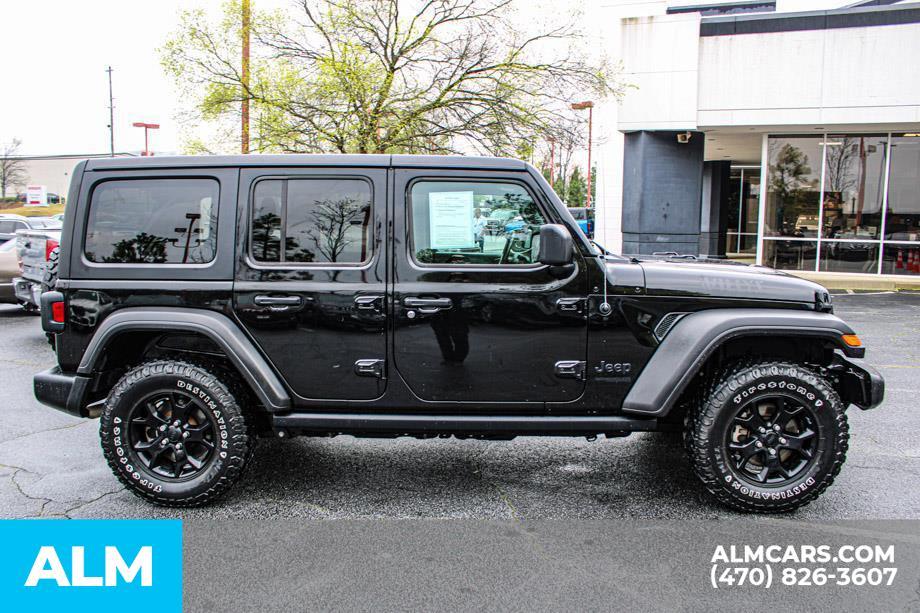 used 2021 Jeep Wrangler Unlimited car, priced at $32,920