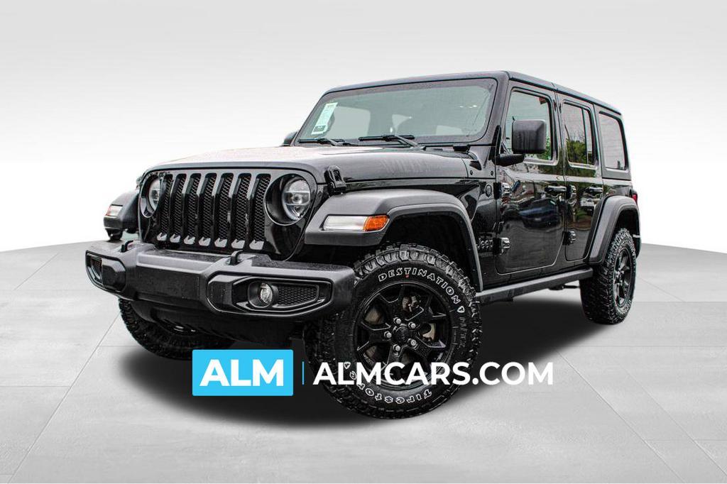 used 2021 Jeep Wrangler Unlimited car, priced at $32,420