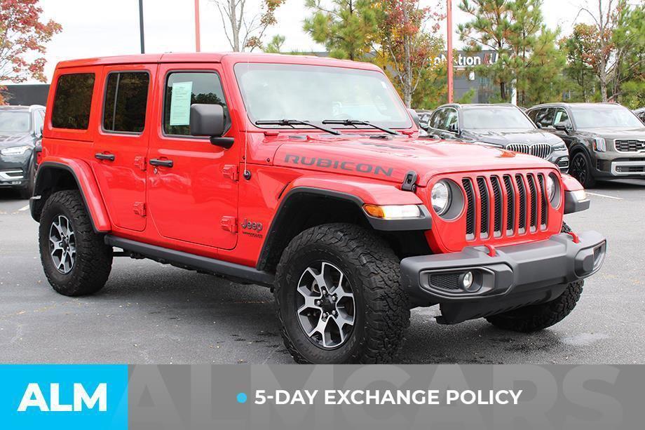 used 2021 Jeep Wrangler Unlimited car, priced at $38,470