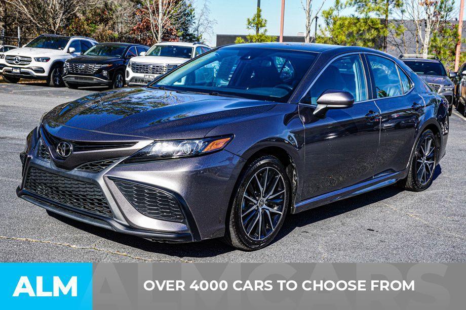 used 2021 Toyota Camry car, priced at $20,420