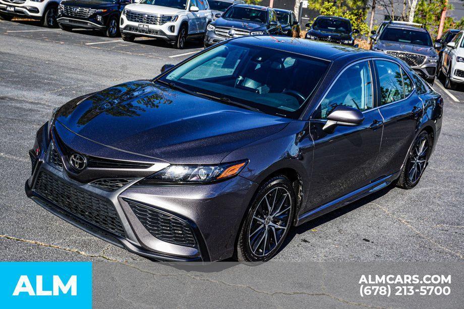 used 2021 Toyota Camry car, priced at $20,420