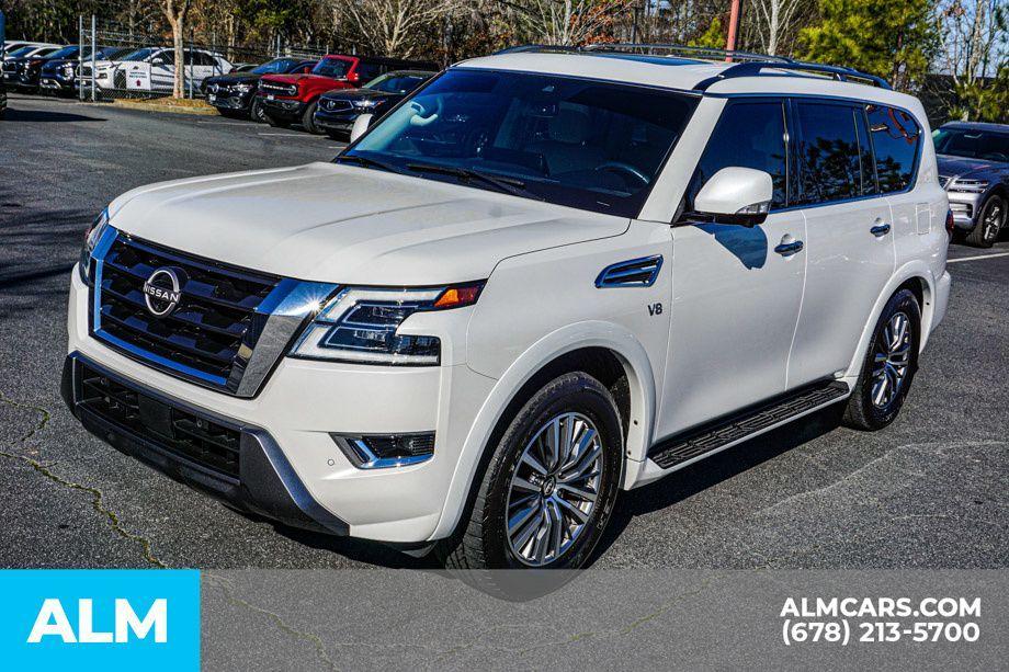 used 2021 Nissan Armada car, priced at $30,420