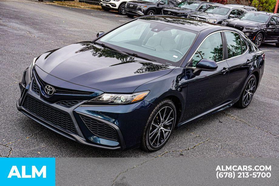 used 2021 Toyota Camry car, priced at $21,420