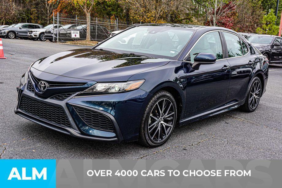 used 2021 Toyota Camry car, priced at $21,420