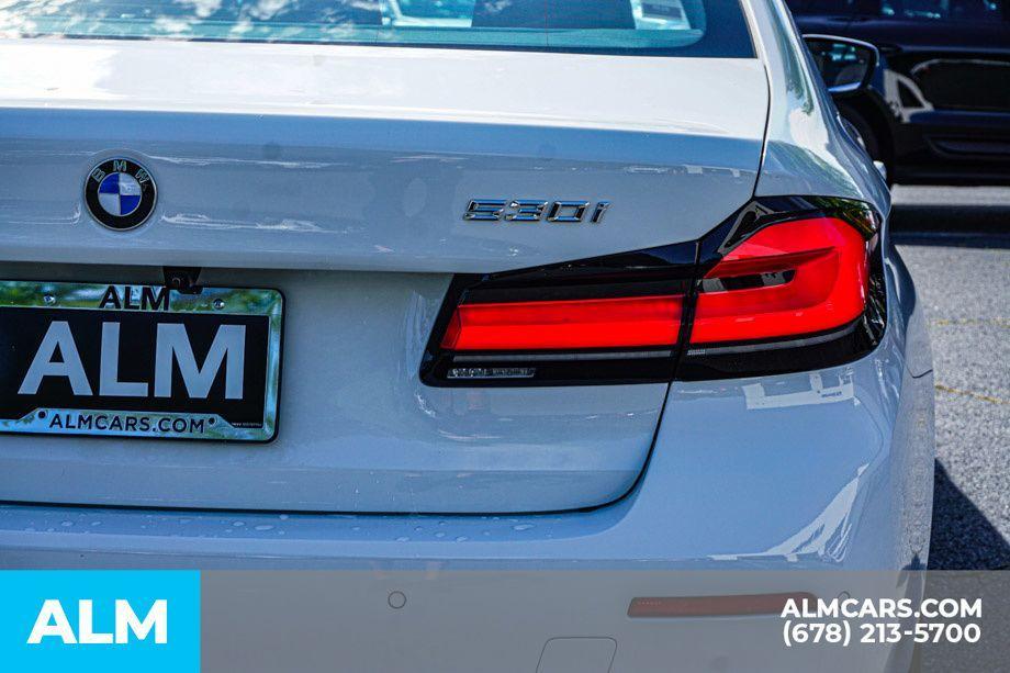 used 2022 BMW 530 car, priced at $34,420