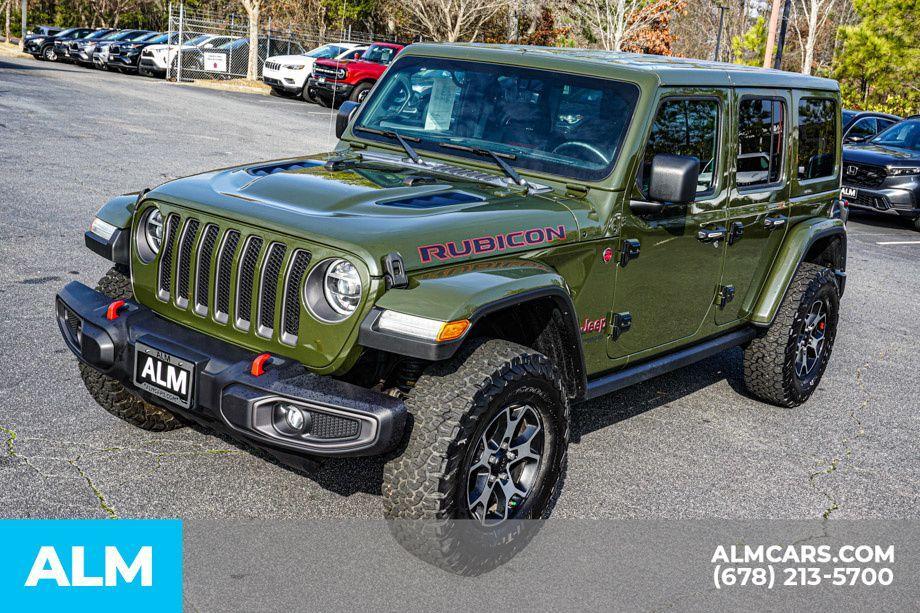 used 2021 Jeep Wrangler Unlimited car, priced at $34,470