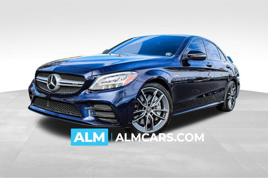 used 2020 Mercedes-Benz AMG C 43 car, priced at $41,420