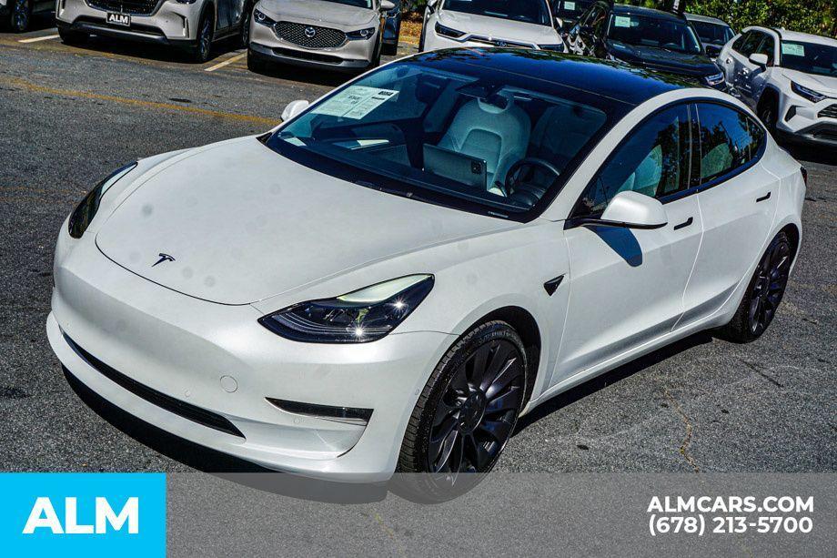 used 2022 Tesla Model 3 car, priced at $30,420