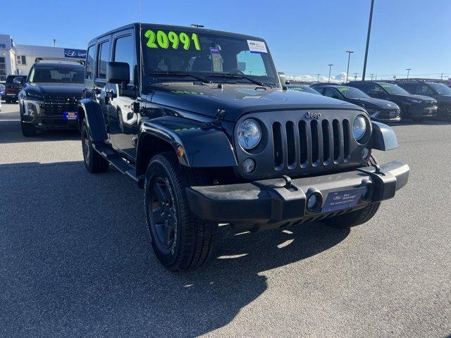 used 2016 Jeep Wrangler Unlimited car, priced at $20,991