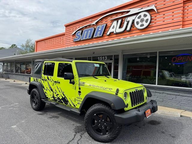 used 2016 Jeep Wrangler Unlimited car, priced at $19,888