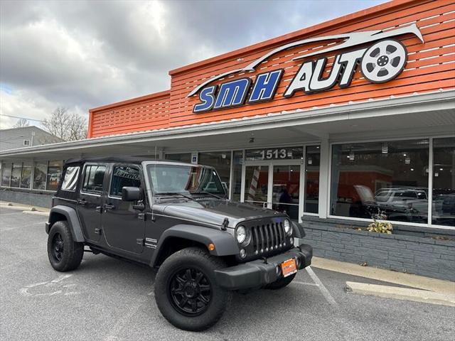 used 2018 Jeep Wrangler JK Unlimited car, priced at $21,888