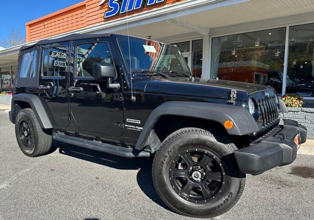 used 2018 Jeep Wrangler JK Unlimited car, priced at $22,988