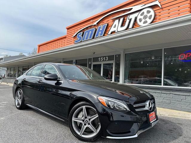 used 2018 Mercedes-Benz C-Class car, priced at $19,889