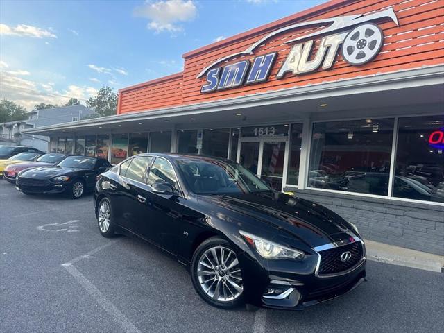 used 2018 INFINITI Q50 car, priced at $18,615
