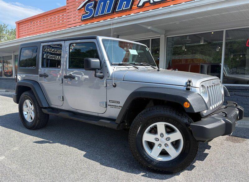 used 2016 Jeep Wrangler Unlimited car, priced at $17,984