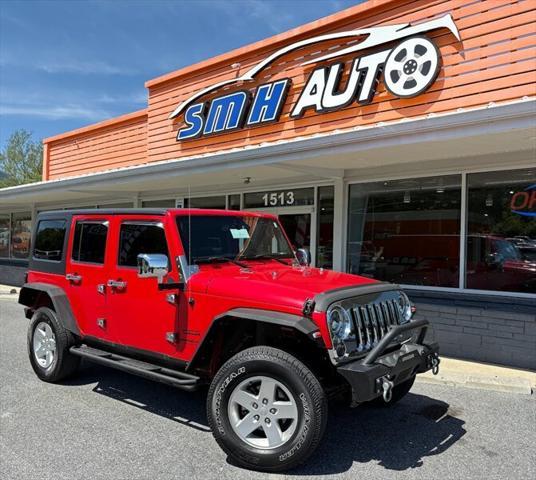 used 2016 Jeep Wrangler Unlimited car, priced at $21,853