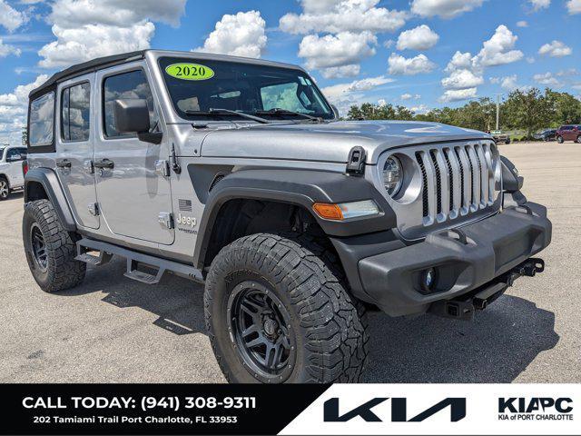 used 2020 Jeep Wrangler Unlimited car, priced at $27,991