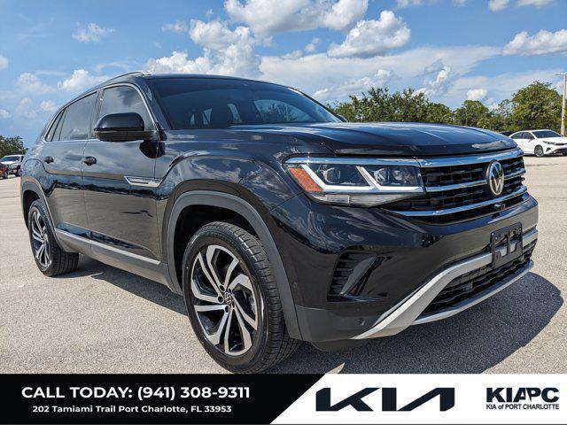 used 2021 Volkswagen Atlas Cross Sport car, priced at $27,996