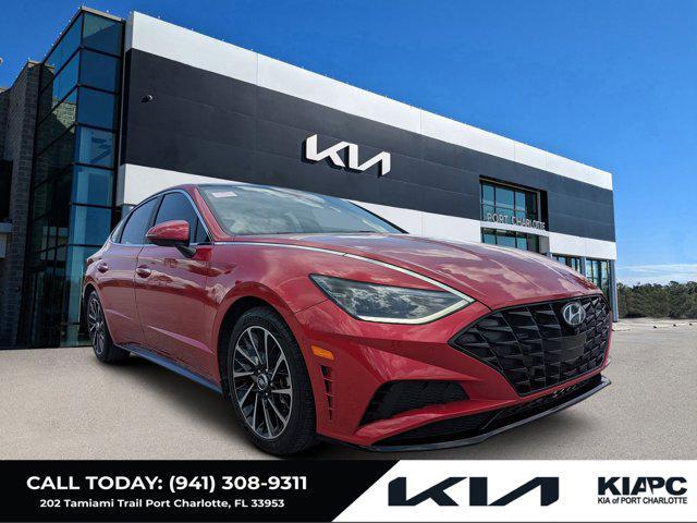 used 2021 Hyundai Sonata car, priced at $18,292