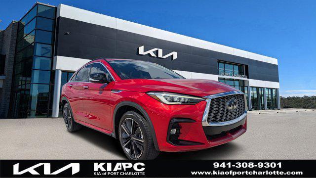 used 2022 INFINITI QX55 car, priced at $27,990
