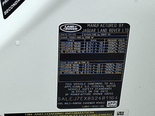new 2025 Land Rover Defender car, priced at $68,973