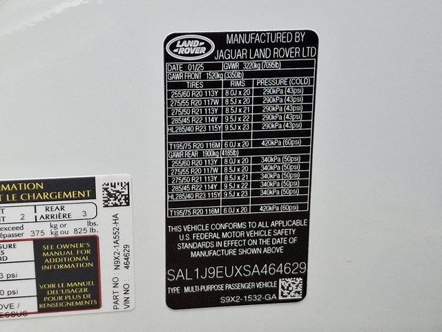 new 2025 Land Rover Range Rover Sport car, priced at $85,455