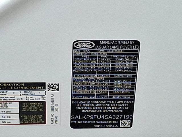 new 2025 Land Rover Range Rover car, priced at $125,070