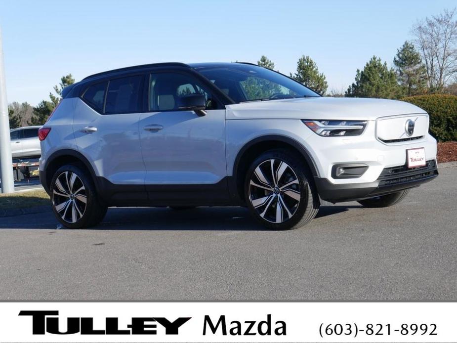 used 2021 Volvo XC40 Recharge Pure Electric car, priced at $27,500