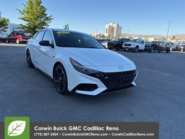 used 2021 Hyundai Elantra car, priced at $18,500