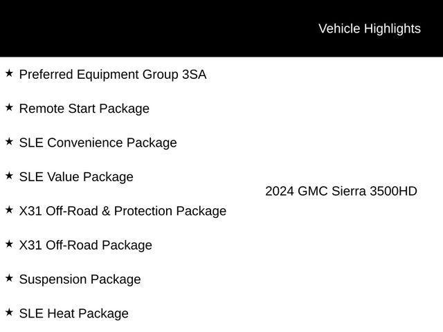used 2024 GMC Sierra 3500 car, priced at $55,989