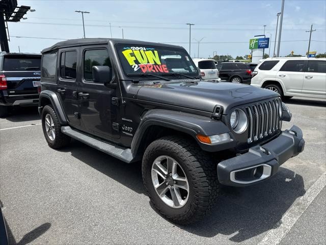 used 2021 Jeep Wrangler Unlimited car, priced at $30,765