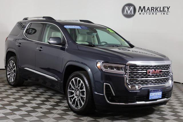 used 2021 GMC Acadia car, priced at $37,588