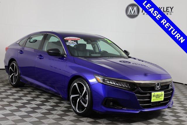 used 2021 Honda Accord car, priced at $22,388