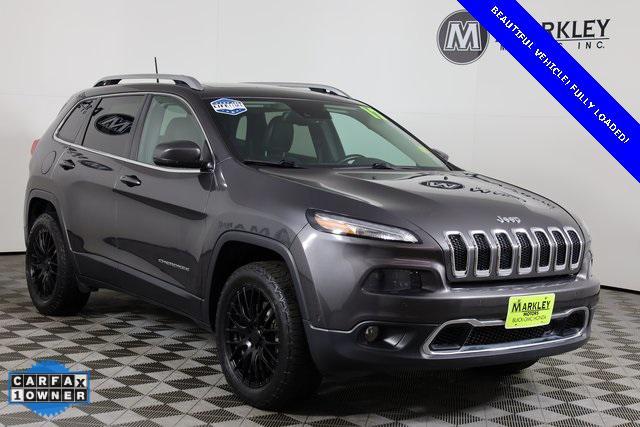 used 2017 Jeep Cherokee car, priced at $17,472