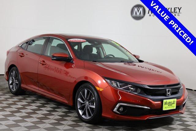 used 2021 Honda Civic car, priced at $18,488